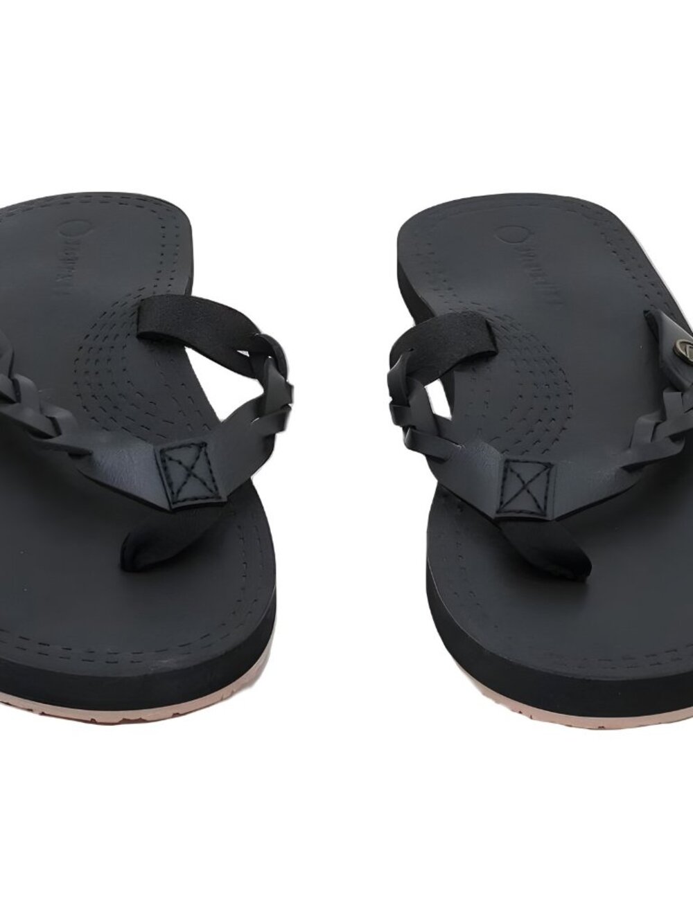 Journee Tomi Braided Comfort Flip-Flop Sandals Women's Size 6